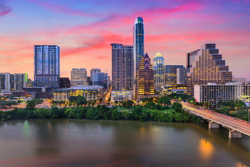 Austin, Texas, USA downtown skyline